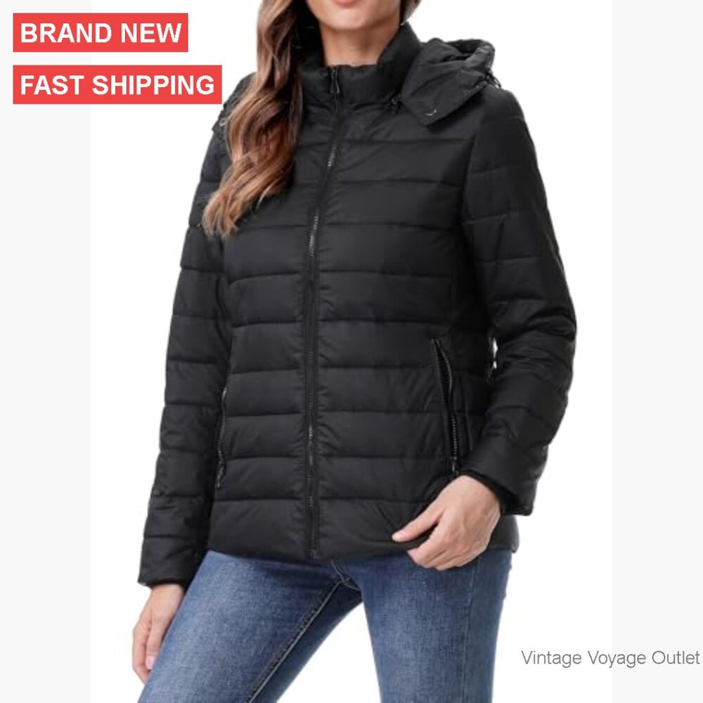 Lightweight Waterproof Down Puffer Jacket, Detach… - image 6